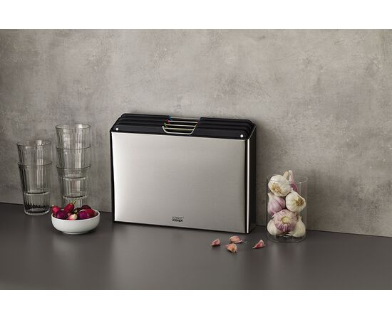 Набор разделочных досок Folio Steel нержавеющая сталь, Joseph Joseph, фото , изображение 5