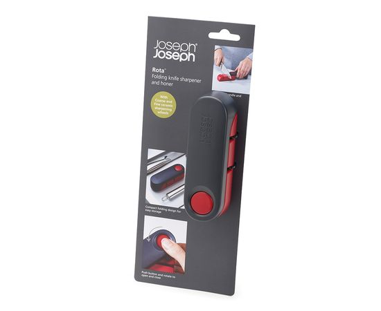 Ножеточка Rota™ серый-красный, Joseph Joseph, фото , изображение 5