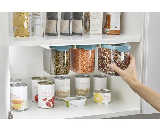 Набор из 3 подвесных контейнеров для хранения CupboardStore 1,3 л темный опал, Joseph Joseph, фото , изображение 8