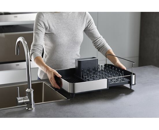 Сушилка для посуды раздвижная Extend Steel серая, Joseph Joseph, фото , изображение 21