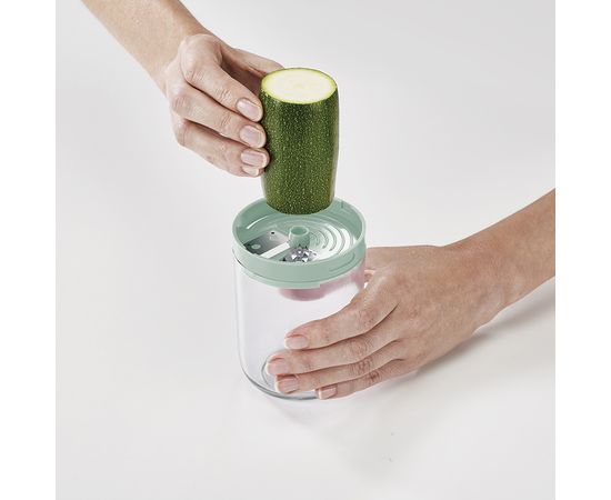 Терка спиралайзер с тремя лезвиями и контейнером для хранения Spiro Sage, Joseph Joseph, фото , изображение 3