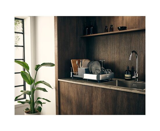 Сушилка для посуды раздвижная Extend Steel серая, Joseph Joseph, фото , изображение 12