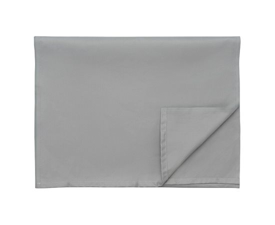 Дорожка серого цвета с фактурным рисунком из хлопка из коллекции Essential, 53х150см, Tkano, фото 