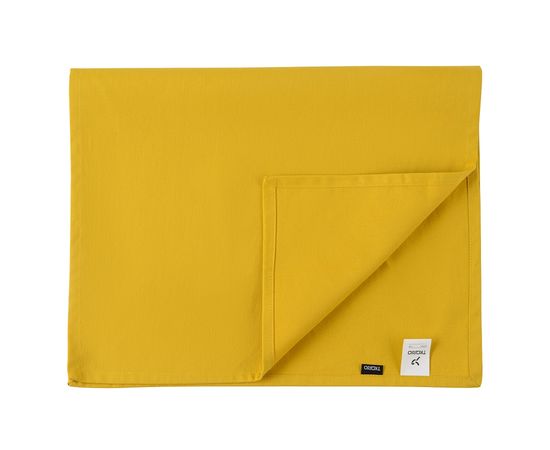Дорожка на стол из хлопка горчичного цвета из коллекции Prairie, 45х150 см, Tkano, фото 