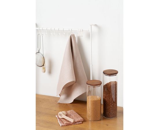 Набор из двух вафельных полотенец изо льна бежевого цвета из коллекции Essential, 50х70 см, Tkano, фото , изображение 3