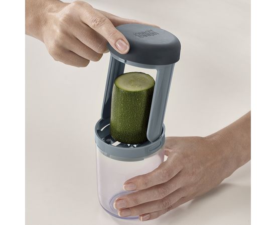 Терка спиралайзер с тремя лезвиями и контейнером для хранения Spiro Sky, Joseph Joseph, фото , изображение 5