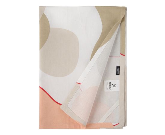 Полотенце кухонное бежевого цвета с авторским принтом из коллекции Freak Fruit, 50х70 см, Tkano, фото 