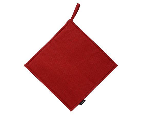 Прихватка из хлопка красного цвета из коллекции Russian North, 22х22 см, Tkano, фото 