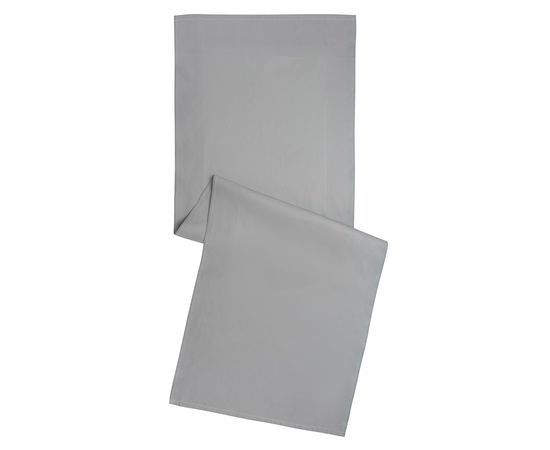 Дорожка на стол классическая серого цвета из хлопка из коллекции Essential, 53х150 см, Tkano, фото , изображение 2