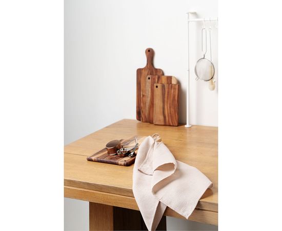 Набор из двух вафельных полотенец изо льна бежевого цвета из коллекции Essential, 50х70 см, Tkano, фото , изображение 2