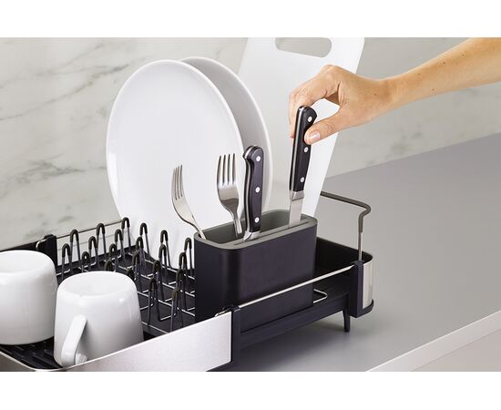 Сушилка для посуды раздвижная Extend Steel серая, Joseph Joseph, фото , изображение 2