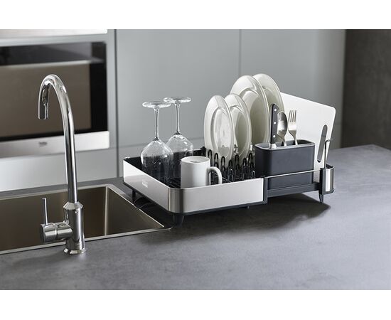 Сушилка для посуды раздвижная Extend Steel серая, Joseph Joseph, фото , изображение 19