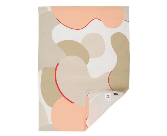 Полотенце кухонное бежевого цвета с авторским принтом из коллекции Freak Fruit, 50х70 см, Tkano, фото , изображение 2