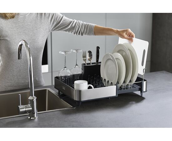 Сушилка для посуды раздвижная Extend Steel серая, Joseph Joseph, фото , изображение 22