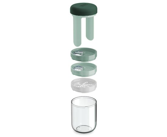 Терка спиралайзер с тремя лезвиями и контейнером для хранения Spiro Sage, Joseph Joseph, фото , изображение 8