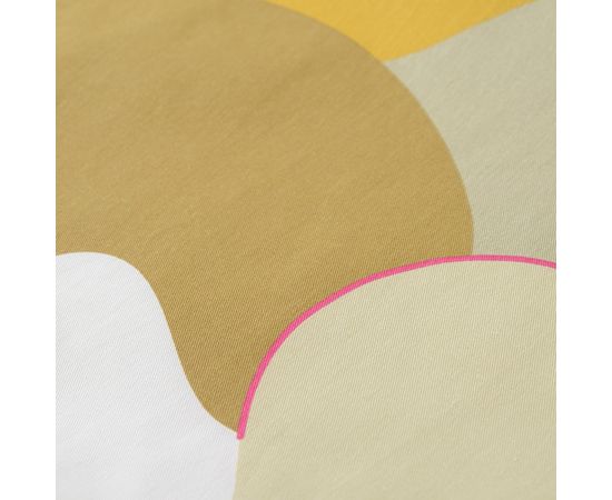 Дорожка на стол из хлопка горчичного цвета с авторским принтом из коллекции Freak Fruit, 45х150 см, Tkano, фото , изображение 4