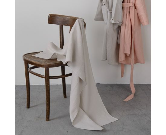 Дорожка на стол из умягченного льна бежевого цвета, 45х150 см, Tkano, фото , изображение 3