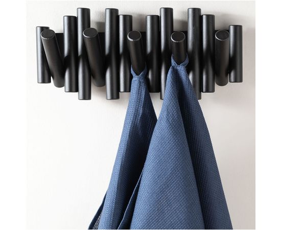 Набор из двух вафельных полотенец изо льна темно-синего цвета из коллекции Essential, 50х70 см, Tkano, фото , изображение 4 Набор из двух вафельных полотенец изо льна темно-синего цвета из коллекции Essential, 50х70 см, Tkano, фото , изображение 4