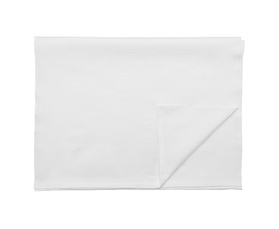 Дорожка на стол жаккардовая белого цвета из хлопка с вышивкой из коллекции Essential, 53х150 см, Tkano, фото 