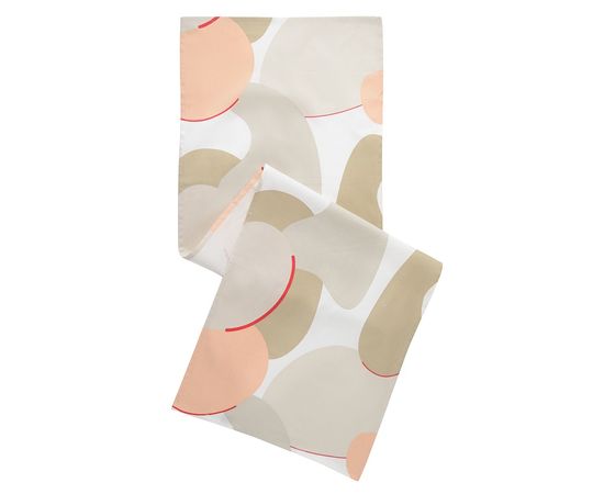 Дорожка на стол из хлопка бежевого цвета с авторским принтом из коллекции Freak Fruit, 45х150 см, Tkano, фото , изображение 2