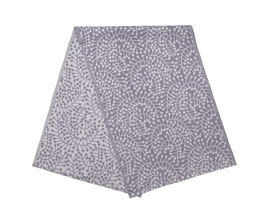 Дорожка из хлопка фиолетово-серого цвета с рисунком Спелая смородина, Scandinavian touch, 53х150см, Tkano, фото , изображение 3