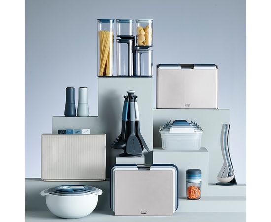 Терка спиралайзер с тремя лезвиями и контейнером для хранения Spiro Sky, Joseph Joseph, фото , изображение 14