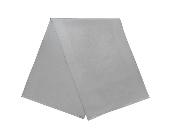 Дорожка на стол жаккардовая серого цвета из хлопка с вышивкой из коллекции Essential, 53х150 см, Tkano, фото , изображение 3