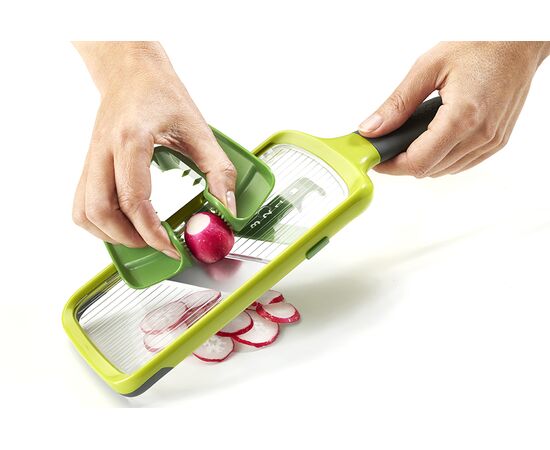 Терка с держателем для продуктов Mandoline зеленая, Joseph Joseph, фото , изображение 12