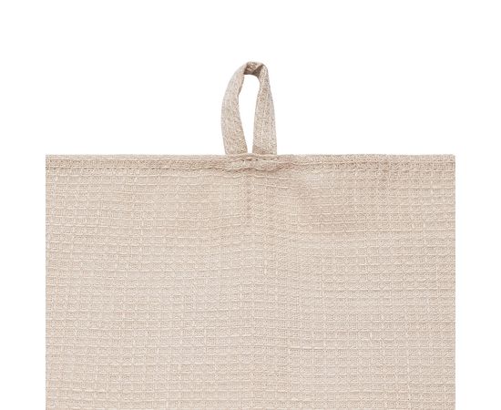 Набор из двух вафельных полотенец изо льна бежевого цвета из коллекции Essential, 50х70 см, Tkano, фото , изображение 5