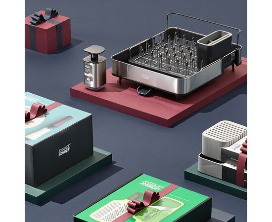 Сушилка для посуды раздвижная Extend Steel серая, Joseph Joseph, фото , изображение 10