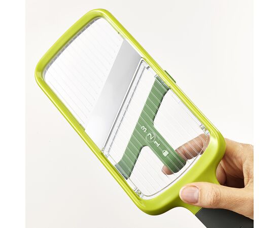 Терка с держателем для продуктов Mandoline зеленая, Joseph Joseph, фото , изображение 2