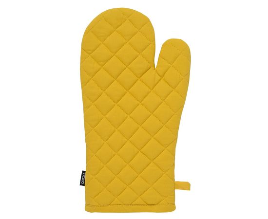 Прихватка-варежка из хлопка горчичного цвета из коллекции Prairie, 33х17,5 см, Tkano, фото 
