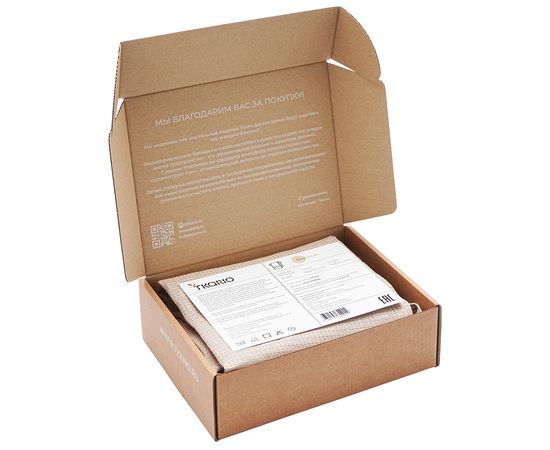 Набор из двух вафельных полотенец изо льна бежевого цвета из коллекции Essential, 50х70 см, Tkano, фото , изображение 7