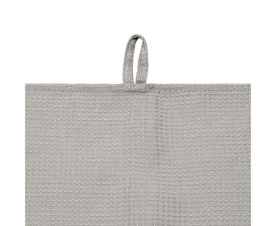 Набор из двух вафельных полотенец изо льна серого цвета из коллекции Essential, 50х70 см, Tkano, фото , изображение 5