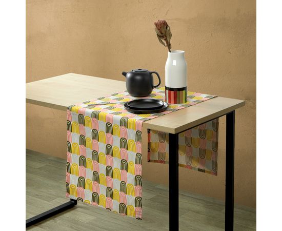 Дорожка на стол с принтом Passion Arch из коллекции Wild, 45х150 см, Tkano, фото , изображение 6