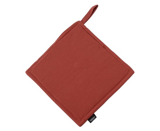 Прихватка из хлопка терракотового цвета из коллекции Prairie, 22х22 см, Tkano, фото 