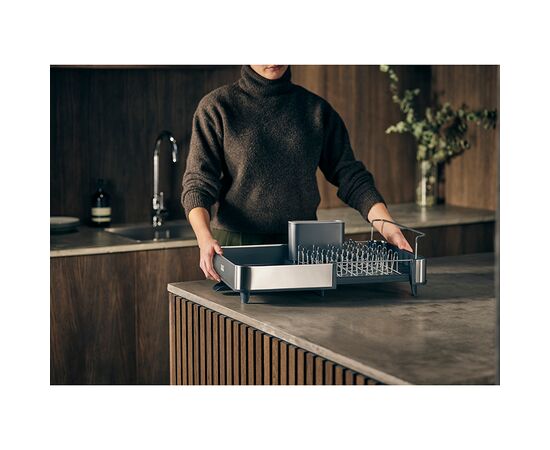 Сушилка для посуды раздвижная Extend Steel серая, Joseph Joseph, фото , изображение 13