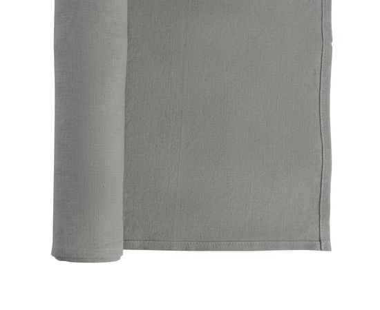 Дорожка на стол из умягченного льна серого цвета Essential, 45х150 см, Tkano, фото , изображение 2