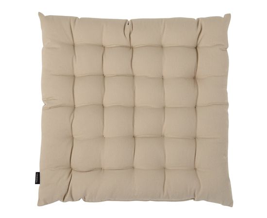 Подушка на стул из хлопка бежевого цвета из коллекции Essential, 40х40 см, Tkano, фото 