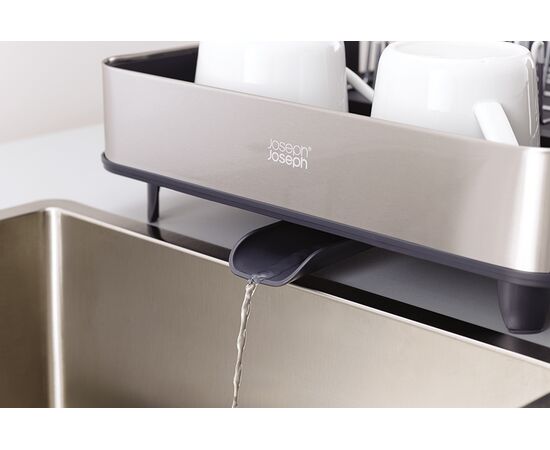 Сушилка для посуды раздвижная Extend Steel серая, Joseph Joseph, фото , изображение 5