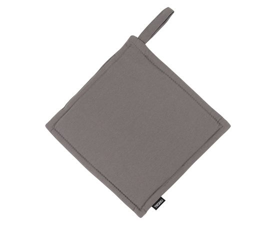 Прихватка из хлопка серого цвета из коллекции Essential, 22х22 см, Tkano, фото 