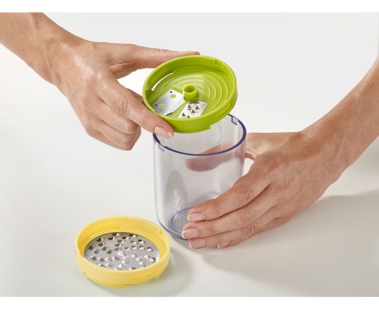 Терка спиралайзер с тремя лезвиями и контейнером для хранения Spiro, Joseph Joseph, фото , изображение 4