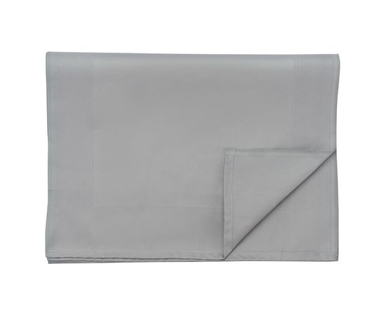 Дорожка на стол классическая серого цвета из хлопка из коллекции Essential, 53х150 см, Tkano, фото 