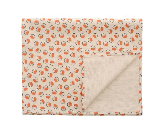 Дорожка на стол из хлопка с графичным принтом Ягоды Russian North, 45х150 см, Tkano, фото 