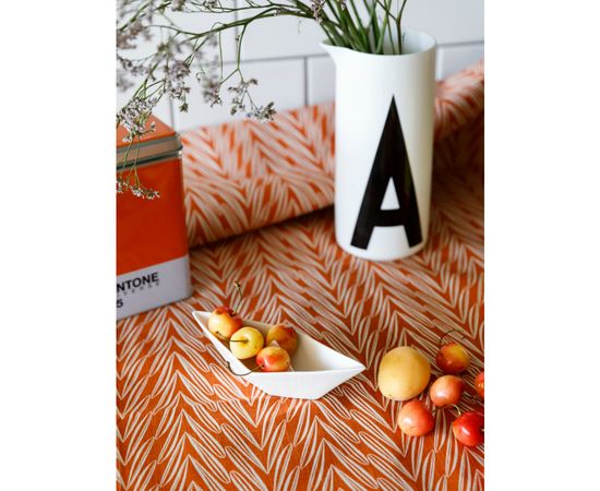 Скатерть на стол из хлопка с графичным принтом Колосья Russian North, 150х250 см, Tkano, фото , изображение 2