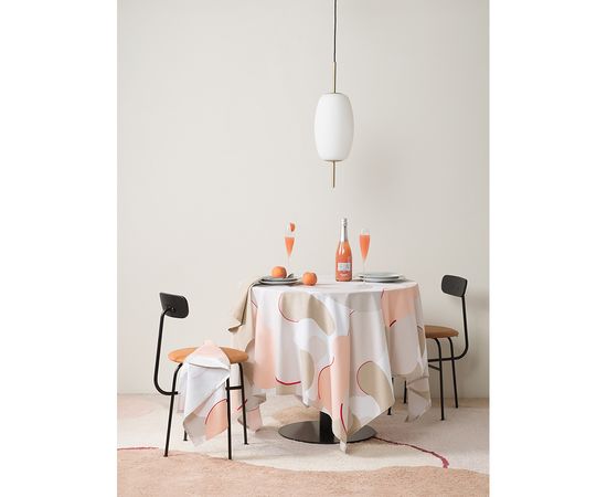 Салфетка сервировочная из хлопка бежевого цвета с авторским принтом из коллекции Freak Fruit, 45х45 см, Tkano, фото , изображение 3 Салфетка сервировочная из хлопка бежевого цвета с авторским принтом из коллекции Freak Fruit, 45х45 см, Tkano, фото , изображение 3