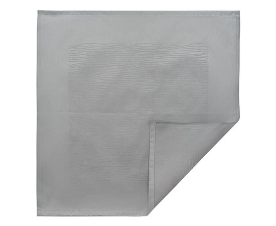 Салфетка сервировочная жаккардовая серого цвета из хлопка с вышивкой из коллекции Essential, 53х53 см, Tkano, фото  Салфетка сервировочная жаккардовая серого цвета из хлопка с вышивкой из коллекции Essential, 53х53 см, Tkano, фото