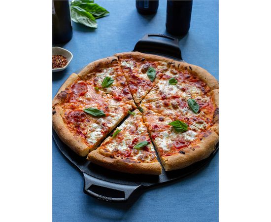 Блюдо для выпечки пиццы 38 см, материал: чугун, BW15PP,  BAKEWARE, LODGE, США, фото , изображение 6