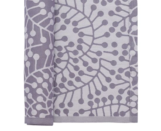 Салфетка из хлопка фиолетово-серого цвета с рисунком Спелая смородина, Scandinavian touch, 53х53см, Tkano, фото , изображение 2 Салфетка из хлопка фиолетово-серого цвета с рисунком Спелая смородина, Scandinavian touch, 53х53см, Tkano, фото , изображение 2