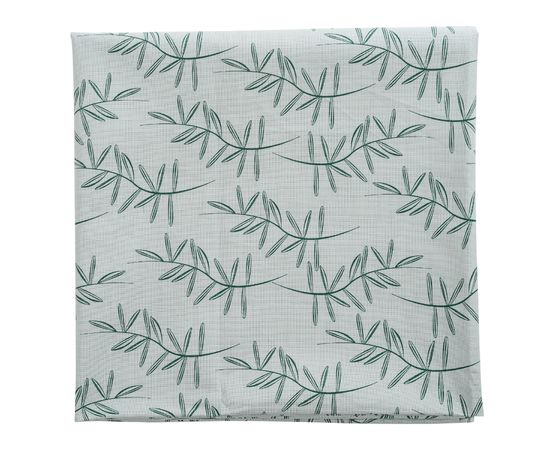 Скатерть на стол из хлопка с графичным принтом Папоротник Russian North, 170х170 см, Tkano, фото 